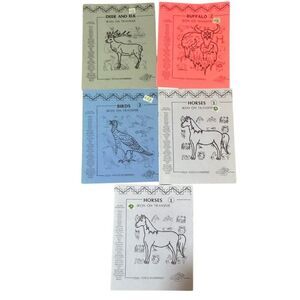 Lot 5 ‎ -Celia Totus Iron On Transfer Books Everything Pictured Unused New